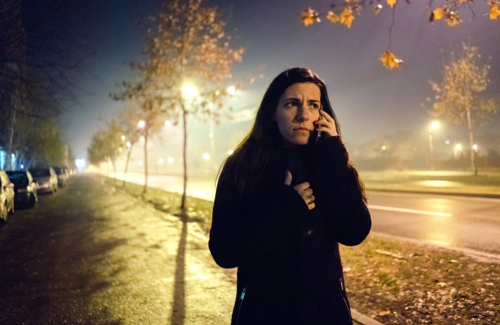 Women taking call alone at night