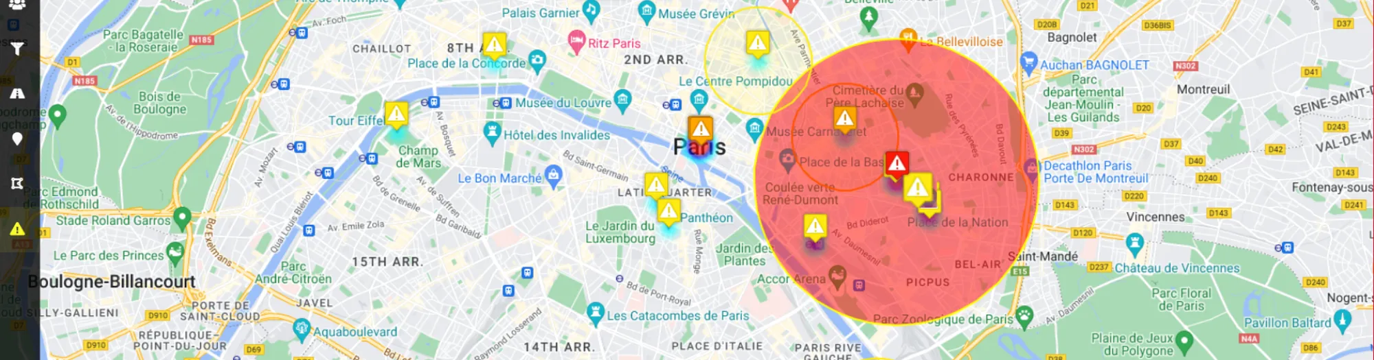 Paris - Geofence