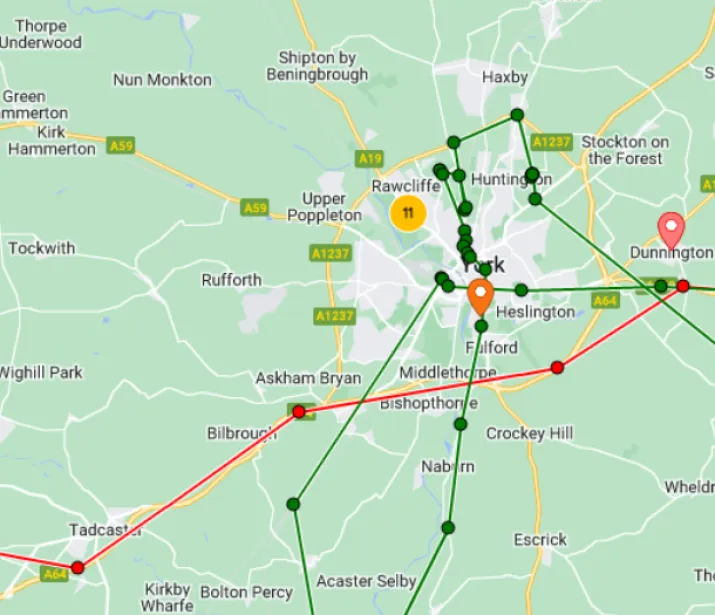 Yorkshire tracking on portal